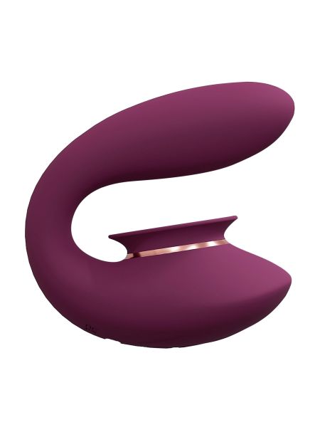 Twitch 3 - Rechargeable Vibrator & Suction - Silicone - 10 Speed - Burgundy - 3