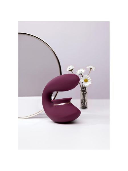 Twitch 3 - Rechargeable Vibrator & Suction - Silicone - 10 Speed - Burgundy - 10