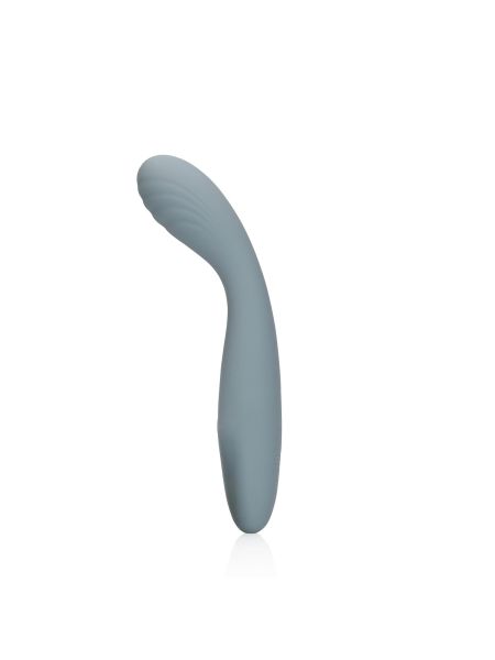 Ultra Soft Silicone G-Spot Vibrator - Basalt Grey - 2
