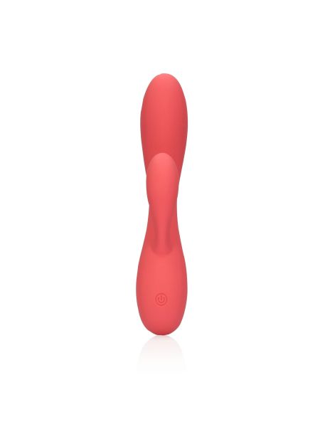 Smooth Ultra Soft Silicone Rabbit Vibrator - Astro Dust - 2