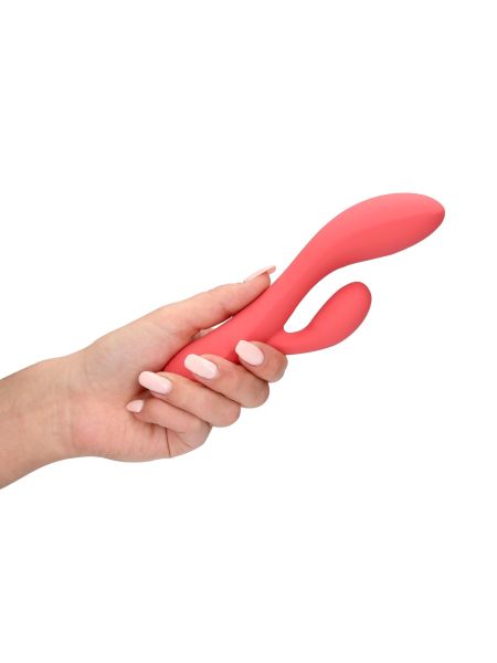 Smooth Ultra Soft Silicone Rabbit Vibrator - Astro Dust - 4