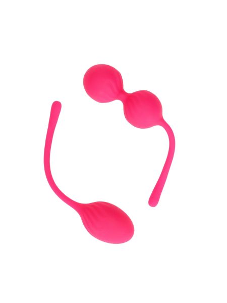 2 Piece Thumping Kegel Ball Set - Wild Strawberry - 3