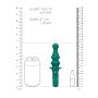 Pawn Shaped Anal Vibrator - Peacock Plume - 10