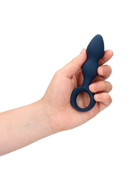 Teardrop Shaped Anal Plug - Small - Baltic Blue - 2