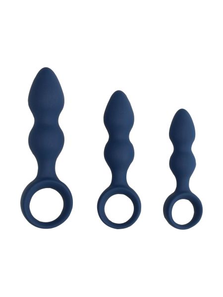 Teardrop Shaped Anal Plug - Small - Baltic Blue - 7