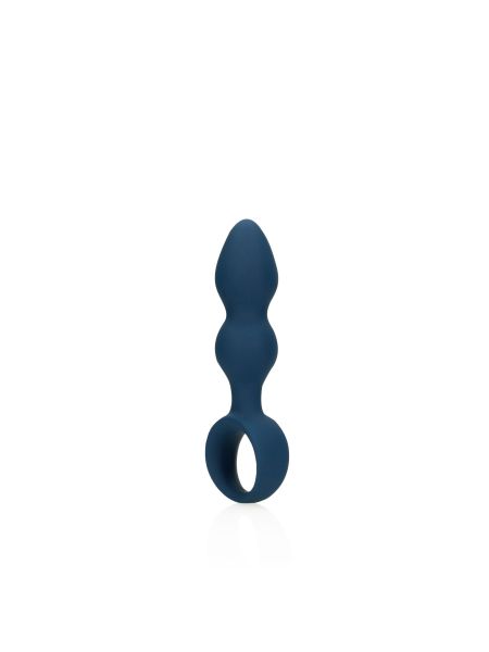Teardrop Shaped Anal Plug - Medium - Baltic Blue - 6