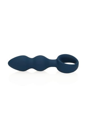 Teardrop Shaped Anal Plug - Large - Baltic Blue - image 2