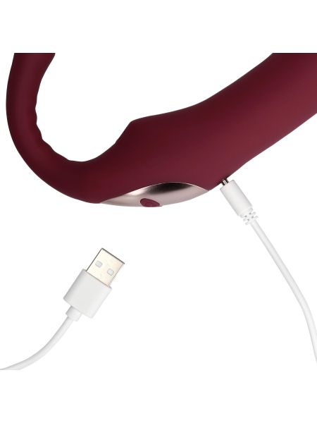 Bendable Vibrating Strapless Strap-on - 10