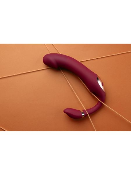 Bendable Vibrating Strapless Strap-on - 13