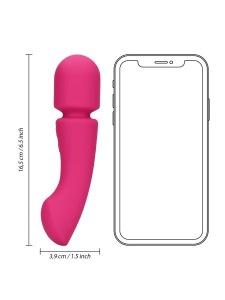 Ultra Soft Silicone Double-Sided Wand Vibrator - 11