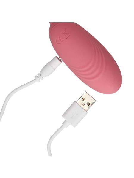 Ultra Soft Silicone Egg Vibrator with Remote Control - 9