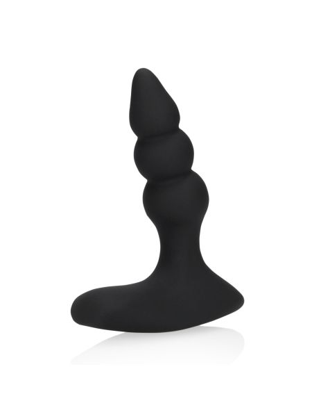 Beaded Vibrating Anal Plug with Remote Control - 5