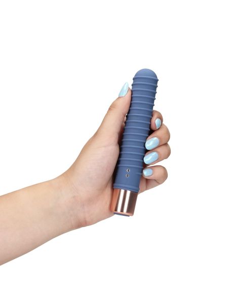 Ribbed Mini Vibrator - 10