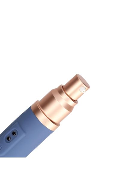 Travel Vibrator with Lube Compartment and Pump - 8