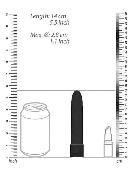 5,5"" Vibrator - Biodegradable - Black - 4