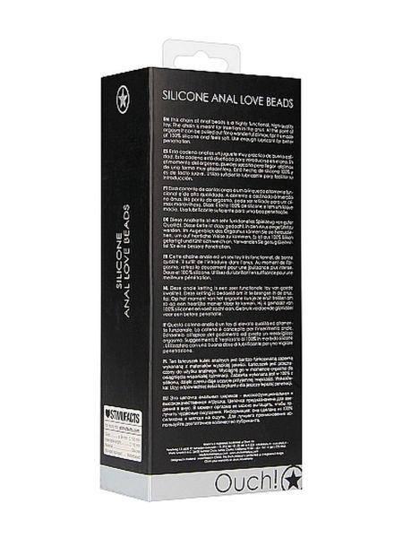Anal Love Beads - Black - 3