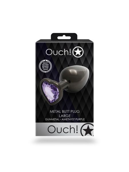 Heart Gem Butt Plug - Large - 2