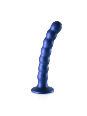 Beaded Silicone G-Spot Dildo - 6,5'' / 16,5 cm
