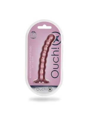 Beaded Silicone G-Spot Dildo - 6,5'' / 16,5 cm - image 2