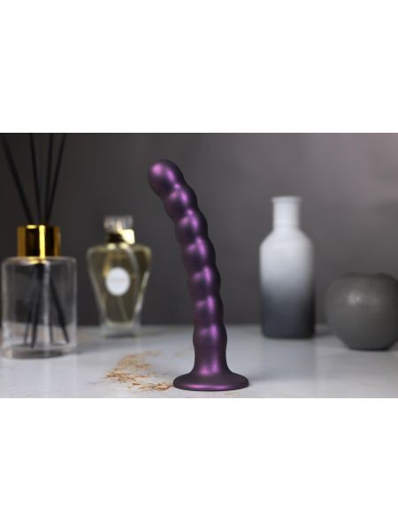 Beaded Silicone G-Spot Dildo - 8'' / 20,5 cm - 10