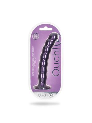 Beaded Silicone G-Spot Dildo - 8'' / 20,5 cm - image 2