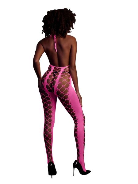 Bodystocking with Halterneck - Pink - XS/XL - 2