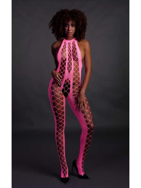 Bodystocking with Halterneck - Pink - XS/XL - 4