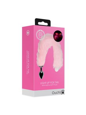 Light-up Fox Tail with Metal Butt Plug - image 2