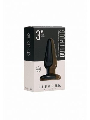 Butt Plug - Basic - 3 Inch - Black - image 2