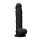 Silicone Dildo With Balls - 22,8 cm - Black
