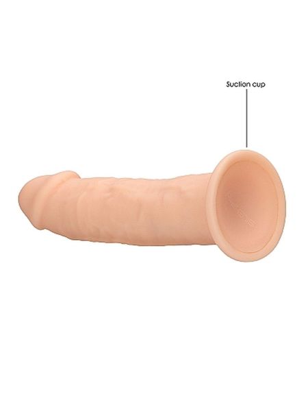 Silicone Dildo Without Balls - 15,3 cm - Flesh - 6
