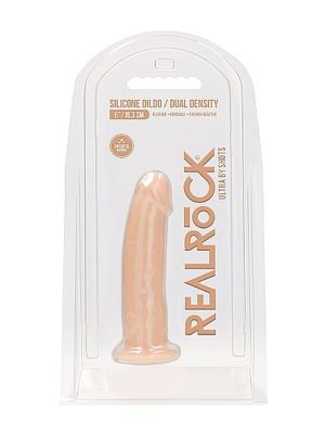 Silicone Dildo Without Balls - 15,3 cm - Flesh - image 2