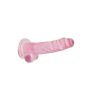 7"" / 18 cm Realistic Dildo With Balls - Pink - 7