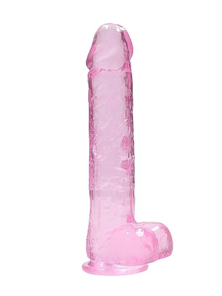 9"" / 23 cm Realistic Dildo With Balls - Pink