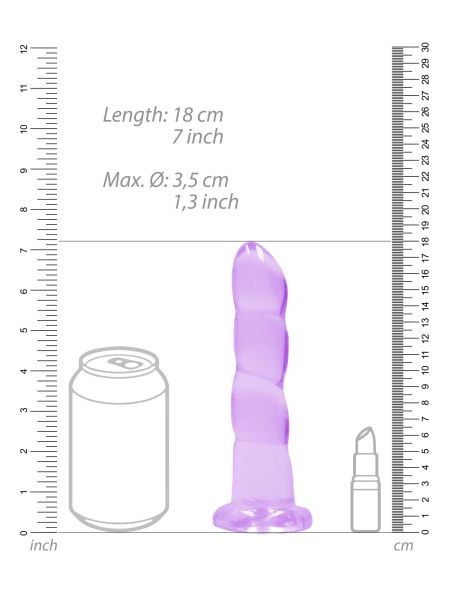 Non Realistic Dildo with Suction Cup - 7""""/ 17 cm - 5