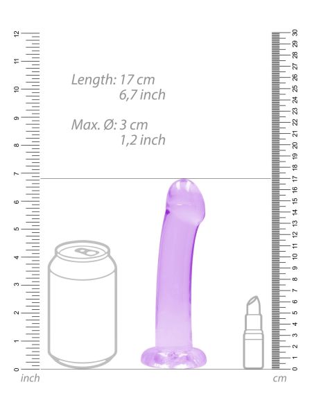 Non Realistic Dildo with Suction Cup - 6,7""""/ 17 cm - 5
