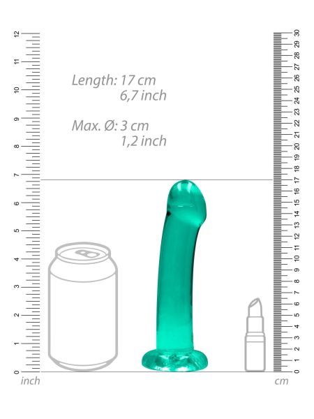 Non Realistic Dildo with Suction Cup - 6,7""""/ 17 cm - 6
