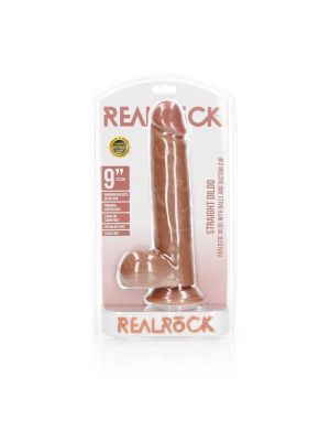 Straight Realistic Dildo  Balls  Suction Cup - 9