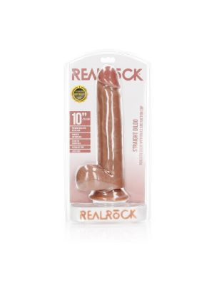 Straight Realistic Dildo  Balls  Suction Cup - 10