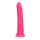 Slim Realistic Dildo with Suction Cup - Glow in the Dark - 7'' / 18 cm