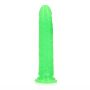 Slim Realistic Dildo with Suction Cup - Glow in the Dark - 9'' / 22,5 cm - 5
