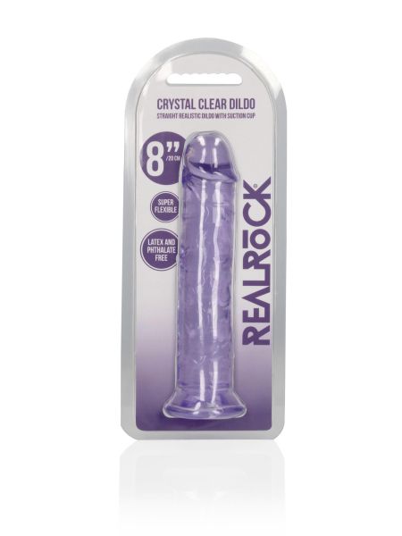 Straight Realistic Dildo with Suction Cup - 8'' / 20 - 2