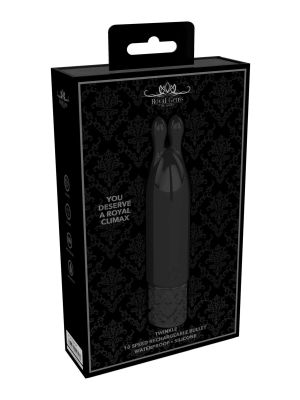 Twinkle - Rechargeable Silicone Bullet - Black - image 2