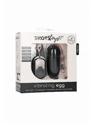 10 Speed Remote Vibrating Egg - Big - Black - image 2