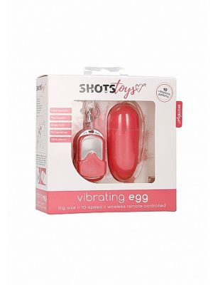 10 Speed Remote Vibrating Egg - Big - Pink - image 2