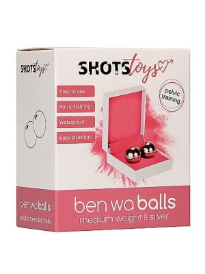 Ben Wa Balls - Medium Weight - Silver - image 2