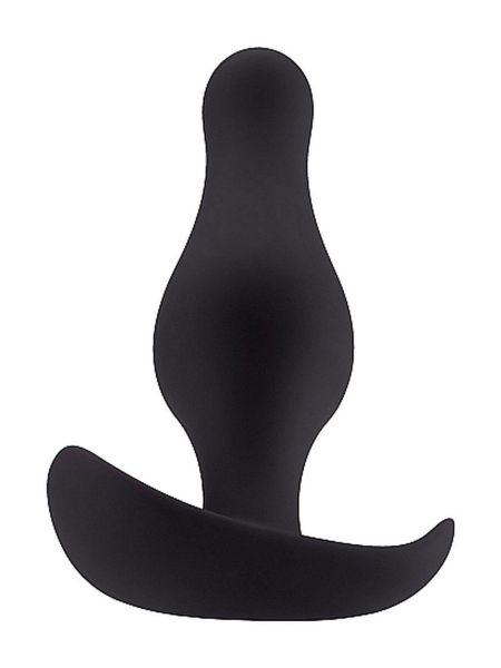 Butt Plug with Handle - Medium - Black - 3