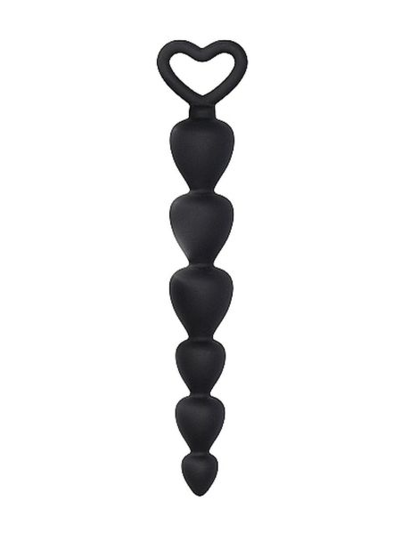 Silicone Anal Beads - Black