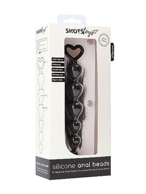 Silicone Anal Beads - Black - image 2