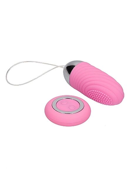 Ethan - Rechargeable Remote Control Vibrating Egg - Pink - 4